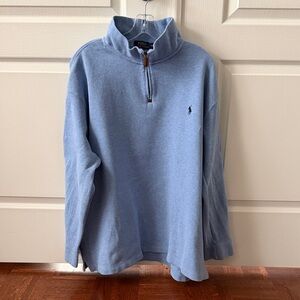 Men’s Polo by Ralph Lauren Men's Light Blue Zip-Up Sweater